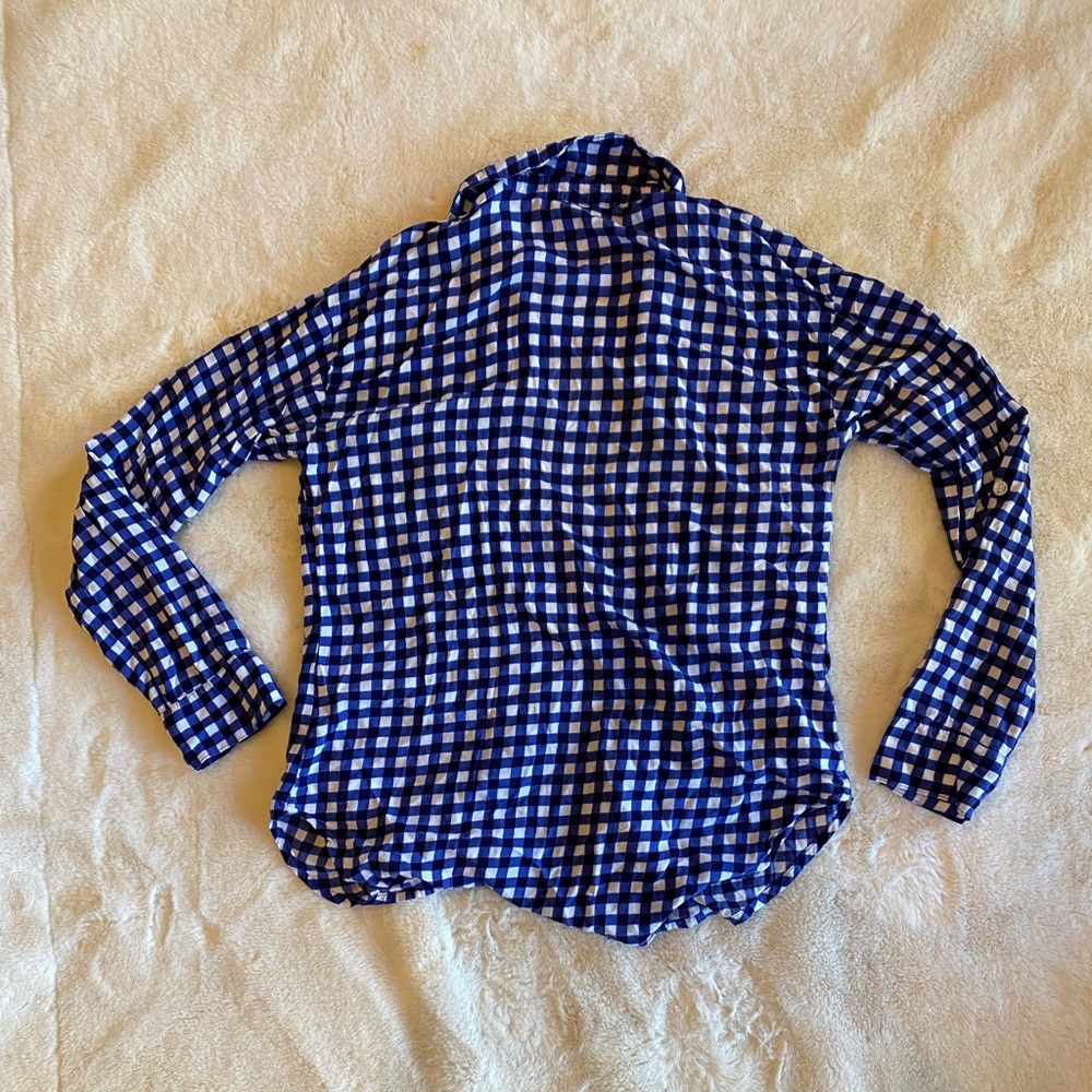 Splendid Plaid Button Up Blouse - image 4